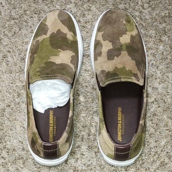 Men\'s Johnston & Murphy Anson Slip- Camouflage Shoes Size US 10.5 M. NWOB. main image 8